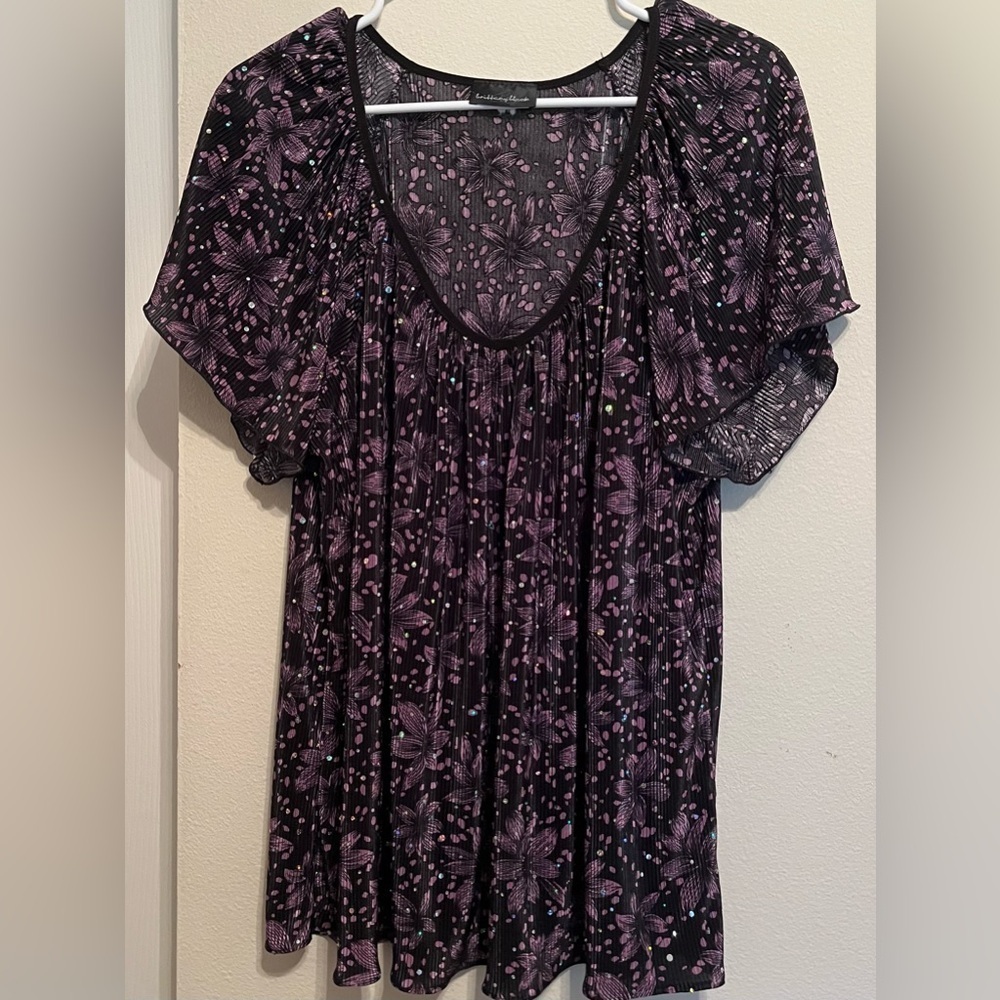 BRITTANY BLACK~BLOUSE~FEMININE~